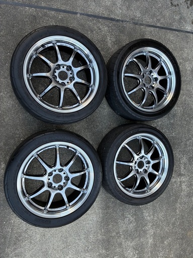 スイスポ　アルテッツァ装着可能　ワークエモーションZR10　17インチタイヤ付き