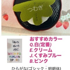 【ハンドメイド】フェルトのかしわ餅2個セット🎏 名入れ無料／初節句にも(ベビーサイズ)の画像