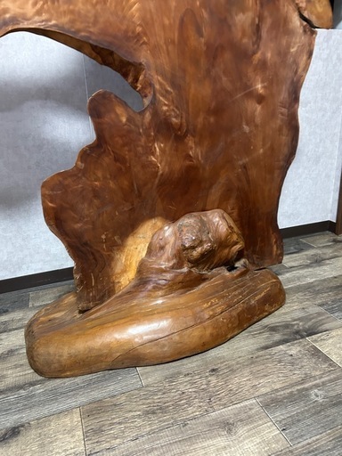超希少】天然木 一枚板オブジェ（高さ190cm）｜旅館・店舗・玄関インテリア