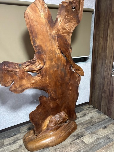 【超希少】天然木 一枚板オブジェ（高さ190cm）｜旅館・店舗・玄関インテリアに 超希少】天然木 一枚板オブジェ（高さ190cm）｜旅館・店舗・玄関インテリア
