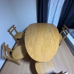 ダイニングテーブルセット/4人用の画像