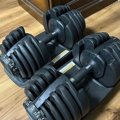 【即決6,500円】MOJEER 可変式ダンベル 24kg 2個セットの画像