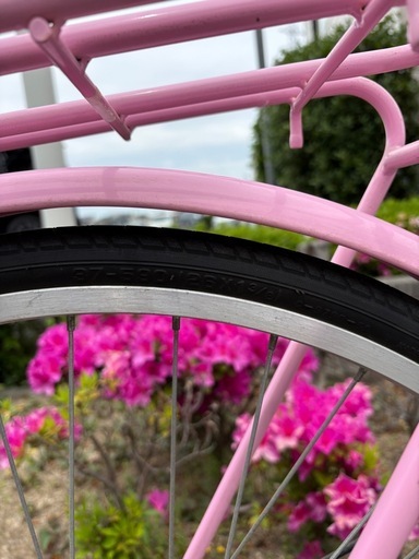 自転車26インチシティサイクル  ピンク