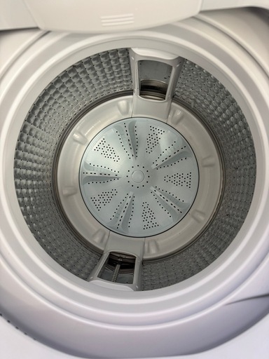 【漂白洗浄済み】高年式 AQUA アクア 全自動洗濯機 7kg AQW-V7N 上開き 2022年製 洗濯機1台の処分が無料！