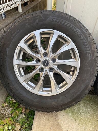 今だけ特価【ブリヂストン】BALMINUM 16インチ アルミホイール 4本 スタッドレス付
