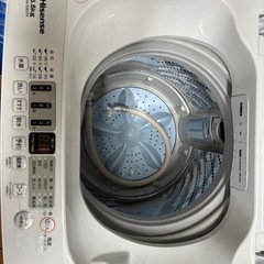 ハイセンス全自動洗濯機の画像