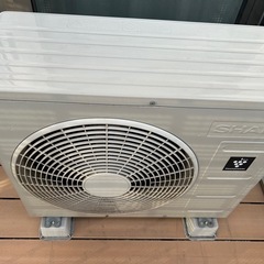 SHARPエアコン　2017年製　6畳用　取り外し済の画像