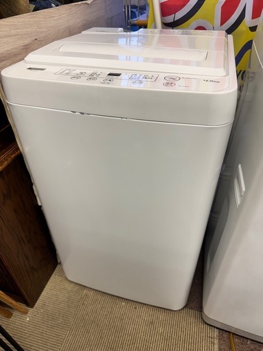 単身向け 洗濯機 YWM-T45H1 内部分解洗浄済み 全自動洗濯機 ヤマダセレクト 一人暮らし用 2022年製