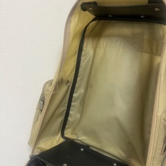 キャリーバッグ、ベージュの画像