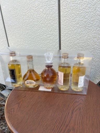 【超希少・終売旧ラベル】ニッカ蒸溜所限定 ミニボトル5本セット（竹鶴・余市・宮城峡）