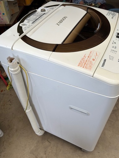 【お譲り先決定】【高年式・静音】東芝 ZABOON 6kg 洗濯機 AW-6D6（インバーター搭載）