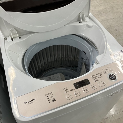 安心の6ヶ月保証つき！！SHARP 全自動洗濯機　2022年製【トレファク堺福田店】