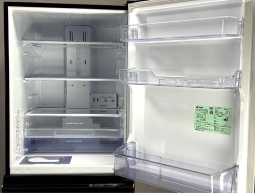 美品/2020年製■三菱 3ドア 冷凍冷蔵庫 330L MR-CX33E-BR グロッシーブラウン 氷点下ストッカー 冷蔵庫■兵庫県姫