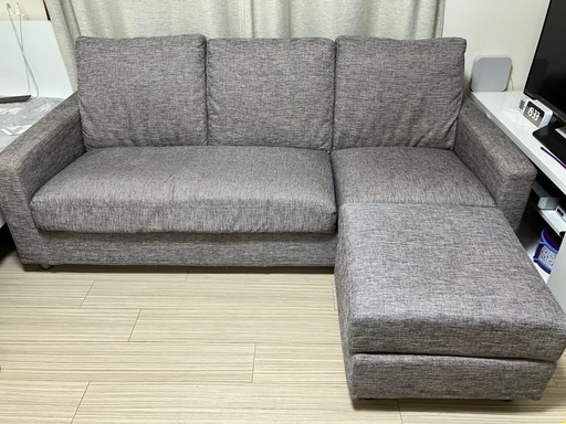 ソファー譲ります！！ Decibel Standard ミドル3人掛けカウチソファセット 2170」 製品詳細