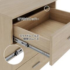 新品箱入りワイドチェスト 4段 5杯 幅84cm 木製 新品箱入りワイドチェスト 4段 5杯 幅84cm 木製 (バターズ5) 興津の