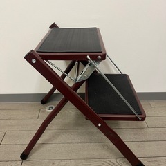 踏み台 2段 ステップ台 折りたたみ ステップチェア 脚立 キッチンの画像