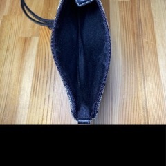  【美品‼️】COACH コーチ   ミニポーチ　小物入れ シグネチャー ブラックの画像