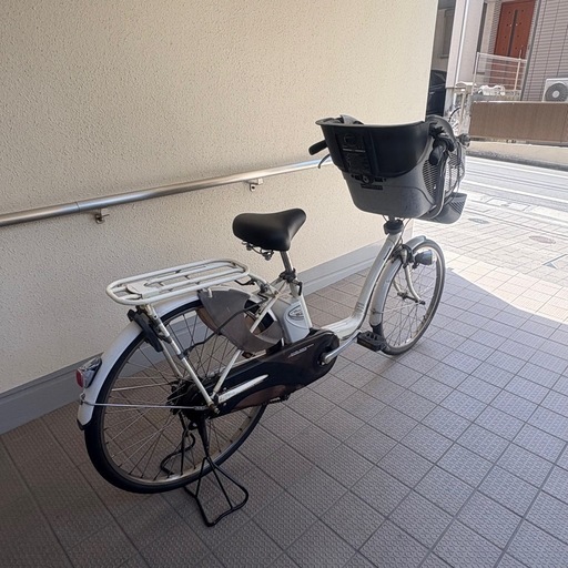【期間限定値下げ】 Panasonic 電動アシスト自転車 走行◎3.1Ah バッテリー付