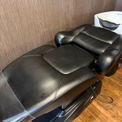 【引き取り歓迎】大広製作所　フルフラットシャンプー台の画像