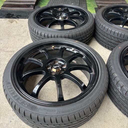 Weds LM Sports 18インチ ホイール 7.5J＋50 4本通し PCD100 5H プリウス zn86 BRZ ウェッズ ワーク