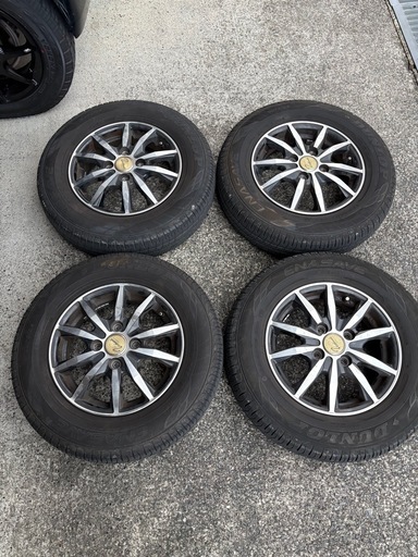 軽自動車　１５５／８０ー13 アルミ４本セット　エナセーブ2023年製　６部山