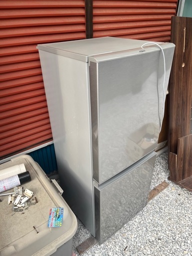 【美品イメージ・2019年製】AQUA 2ドア冷蔵庫 126L シルバー（除菌清掃済み） 美品イメージ・2019年製】AQUA 2ドア冷蔵庫 126L シルバー（除菌清掃