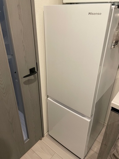 ハイセンス 2ドア冷蔵庫 175L 2024年製 HR-D1701W
