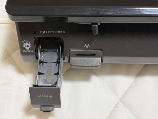 【美品・26年製】リンナイ KG64-2HSR-LPG ガステーブル (LPガス 右強火力) グリル無し