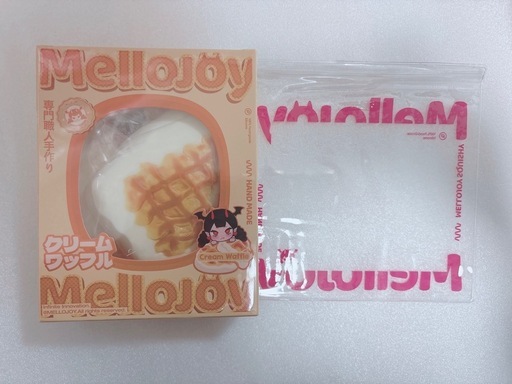 Mellojoy クリームワッフル スクイーズ さんかく 新品未開封
