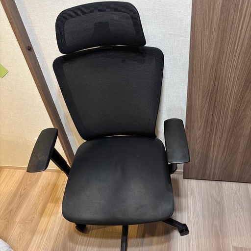 黒色　FLEXISPOT オッフィスチェア