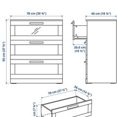 IKEAチェストの画像