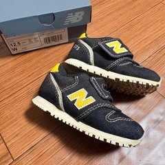 ニューバランス 12.5cm　ジーンズ生地　の画像