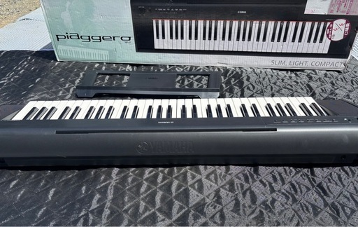 ⭐️【YAMAHA 電子キーボード piaggero ブラック】⭐️¥42.000の品⭐️