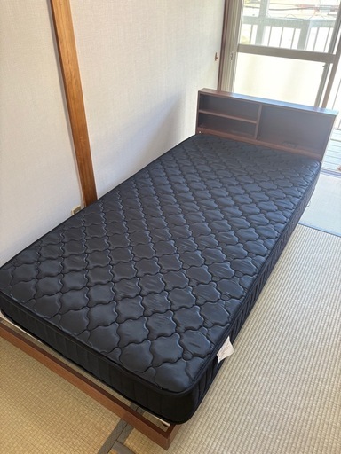 シングルベッド(中古品) シングルベット マットレス (ききぃ) 姫路のベッド《シングルベッド