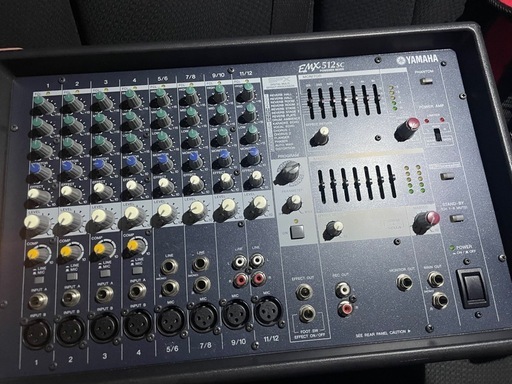 YAMAHAパワードミキサーEMX512SC (へーい) てだこ浦西のエフェクター