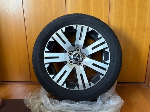 三菱デリカD:5 純正タイヤホイール4本セット 18インチ 新車外し　送料込 新車外し】三菱デリカD:5 純正 18インチ タイヤホイール4本セット