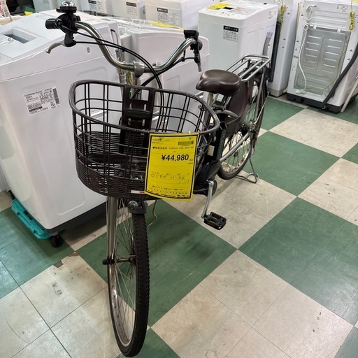 【ジャングルジャングル貝塚店】電動自転車　YAMAHA PAS WITH 26インチ　ヤマハ　便利　自転車　鍵付　貝塚　二色浜