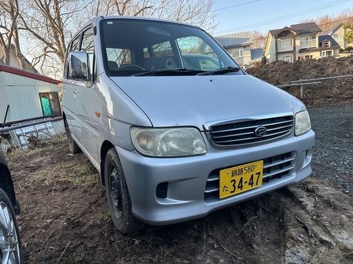 値下げしました。　2年車検　ダイハツムーブ６4０００円 コミコミ価格 車検2年 4WD 低走行 ダイハツ ムーブ (（合）ノブリス