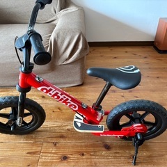 d-bike キックバイク レッド 子ども用 中古の画像