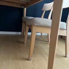 NITORI ダイニングテーブル、チェア、ベンチセットの画像