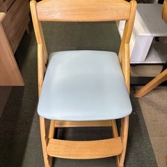 【ジャングルジャングル貝塚店】学習机　浜本工芸　勉強机　宿題　子ども　部屋　収納　デスク　テーブル　イスセット　鍵欠品　美品　貝塚　二色浜　クリーニング済みの画像