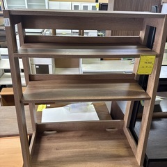 【ジャングルジャングル貝塚店】ラック　食器棚　80cm LOWYA トルメンテ　オシャレ　家具　収納　便利　大容量　コンパクト　木目　貝塚　二色浜　クリーニング済みの画像