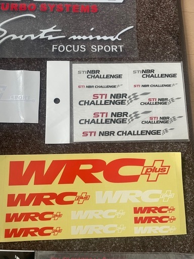 WRC等複数ブランド ステッカーセット