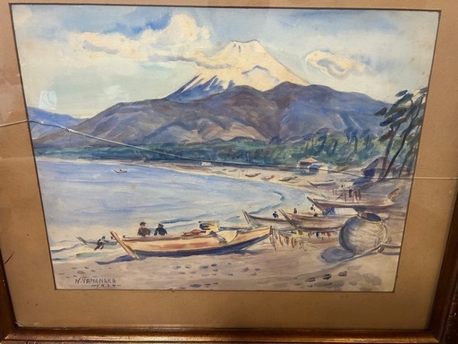 絵画　山中仁太郎　７２ｃｍ×６１ｃｍ
