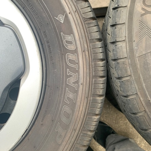 軽バンタイヤホイルセット4本セット145/80r 12.6PR