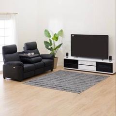 テレビボード　ガラスドア　ほぼ新品の画像