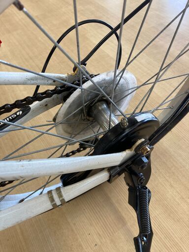 A-1984【リユースのサカイ野々市店】折りたたみ自転車白20インチ※動作