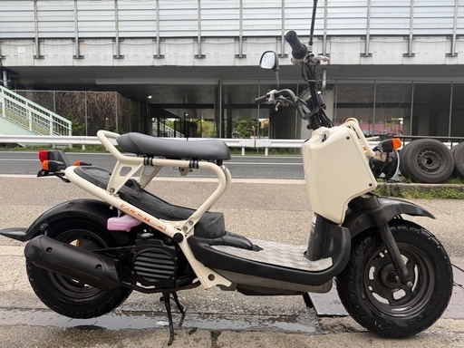 ホンダ　ズーマー　白色　クリーム色 AF58 実動車　軽整備済　セル1始動
