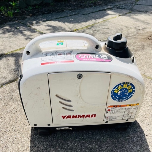 ヤンマー YANMAR インバーター発電機 G900iS 中古完動品！ ヤンマー(YANMAR) 防音インバーター ガソリン発電機 900VA ＜G900iS