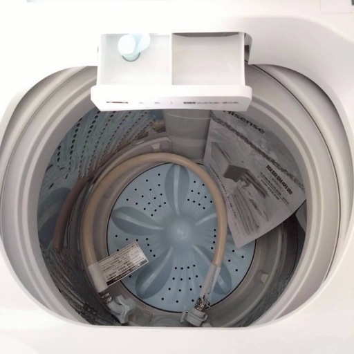 Hisense ハイセンス　全自動電気洗濯機　HW-55E2W  2024年製　5.5kg  取説付き　動作品